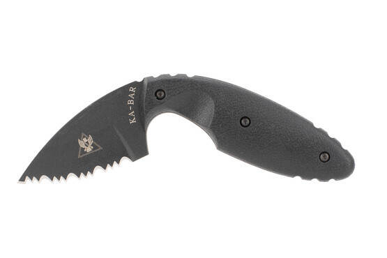 KA-BAR TDI Law Enforcement Knife has a 2.3 inch AUS-8A stainless steel drop point blade